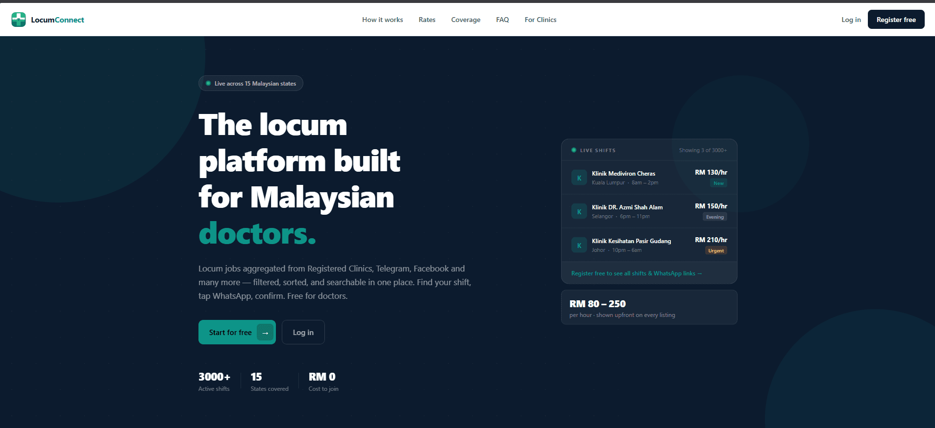 Locum Connect — Mobile App built by iidev Studio